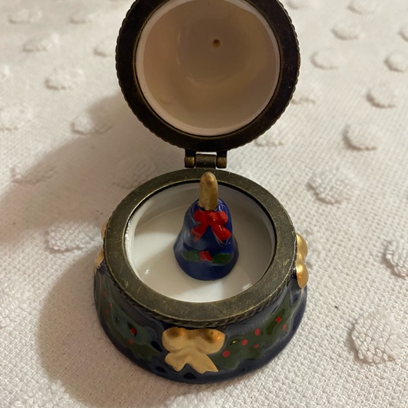 Snowman hinged trinket box - Picture 9 of 10